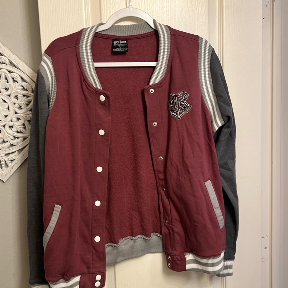 Harry Potter Varsity looking button up jacket